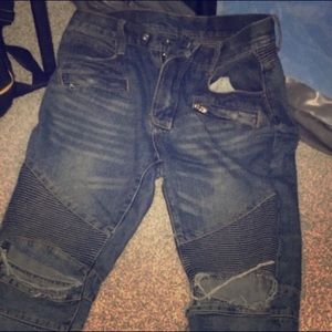 Ripped authentic balmain jeans